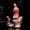 Zen Flow Smoke Backflow Incense Burner Creative Purple Sand Aromatherapy Burner Home Decoration Incense Plug Ornament Gift