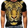 Men's Fashion 3D Printed Men's T-Shirt Round Neck Short Sleeve Trendy Street Wear
