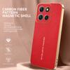 Чохол для телефону Motorola Moto G100 Pro 5G / Moto G86 5G, стійкий до подряпин, текстура лічі, ТПУ, шкіра ПУ, задня кришка телефону