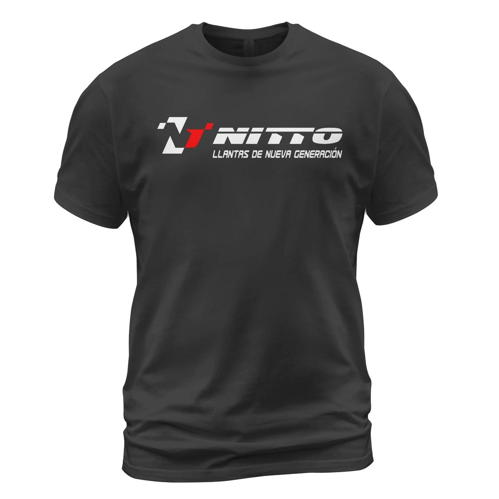 New Nitto Tires Logo T-Shirt Funny Size S-5XL Made in USA S