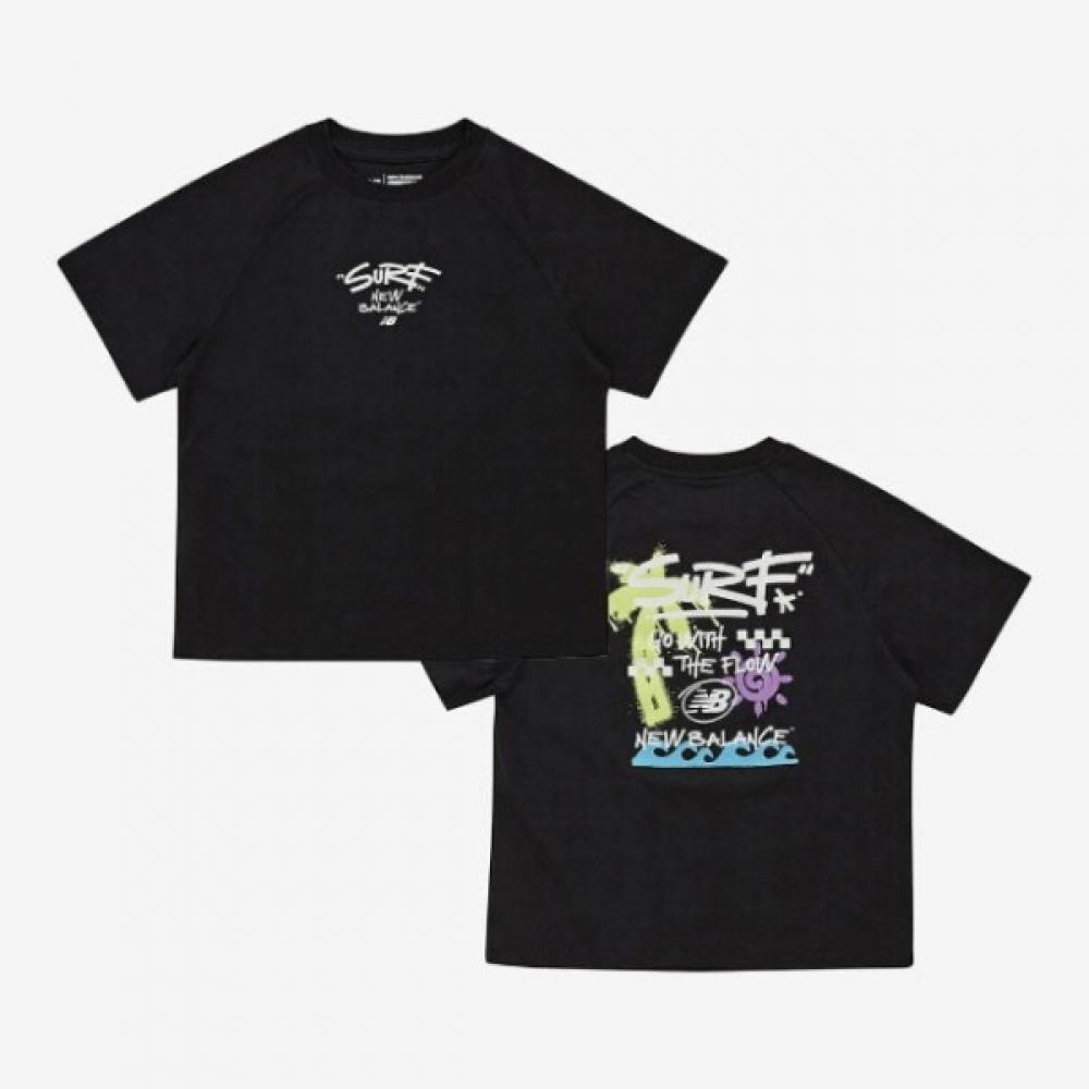 

New Balance Детская футболка с коротким рукавом, живопись «Водный мир» Nk9ef2403u 19 110