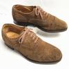 Alfred Sargent Made In England Suede Semi Brogue Shoes Brown Size 8 Men’s(USED)