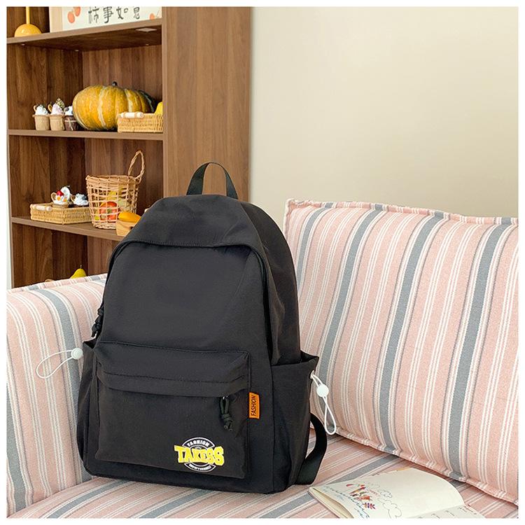 School Bag Travel Girls Leisure Shopping Backpack Korean Female College Student School Bag Simple Versatile Shoulder Bag
