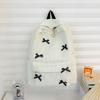 School bag women's velvet ins large capacity star computer backpack niche design junior high school high school student backpack