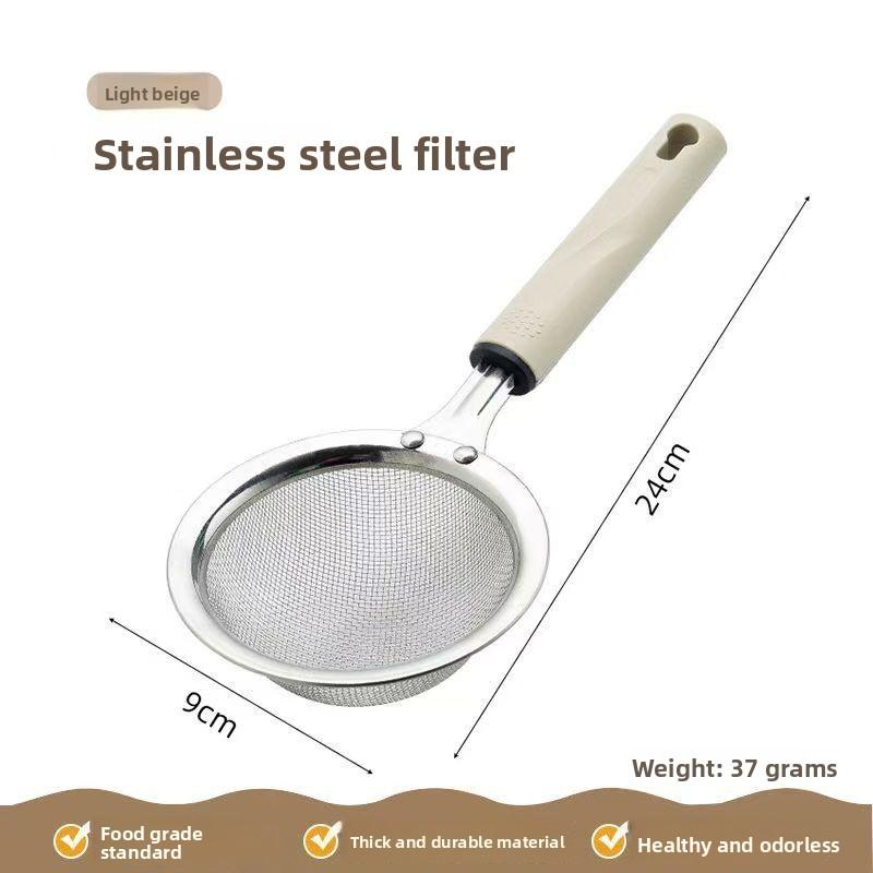 New baby food preparation tool: baby-specific egg beater, three-piece set with strainer, egg white separator Filter screen
