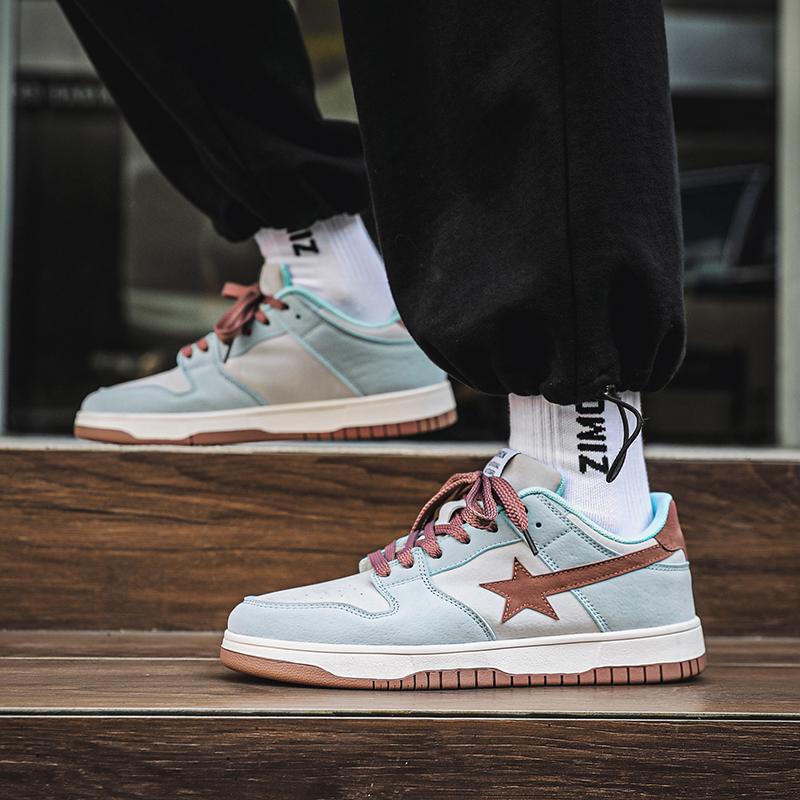 Fashion 2024 Autumn Winter High Top Casual Breathable Trend Board Shoes Unisex Sports Skateboarding Shoes Fashion Vulcanized Shoes Men