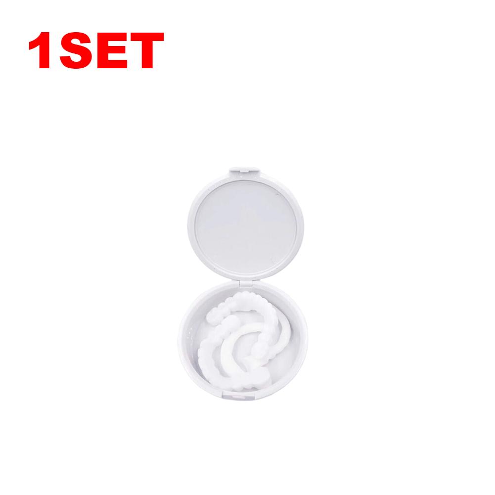 1 Pairs Dentures Teeth Denture Care Temporary Teeth Upper False Tooth Cover Snap