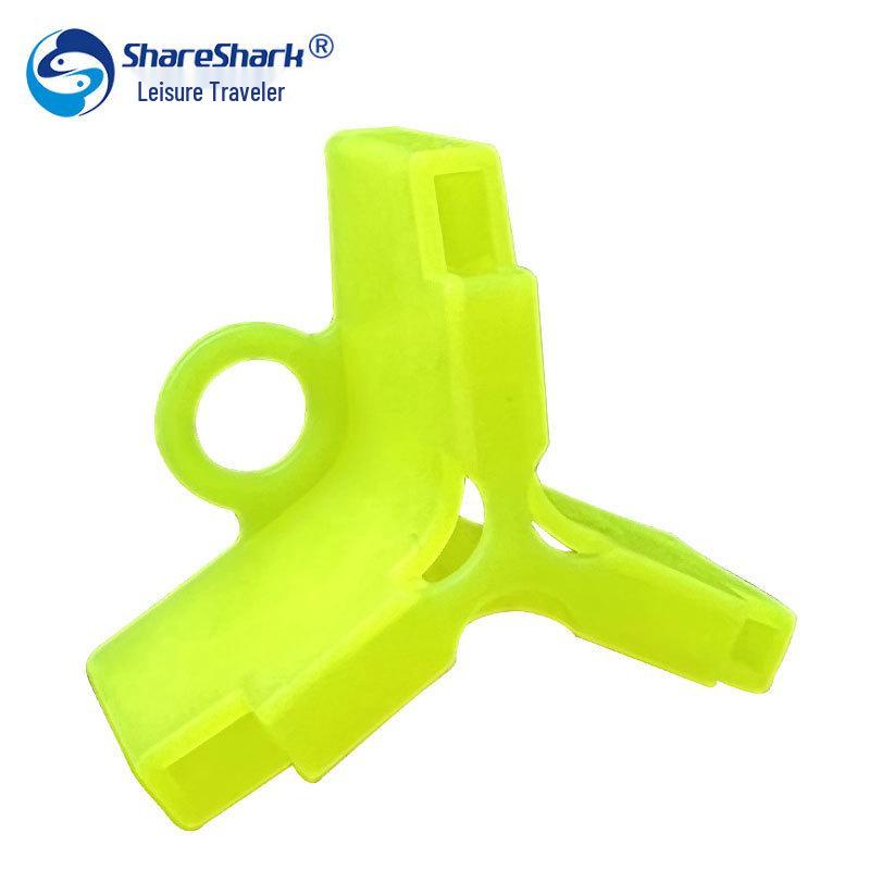 Three-Hook Treble Fishhook White Protective Cover Sheath