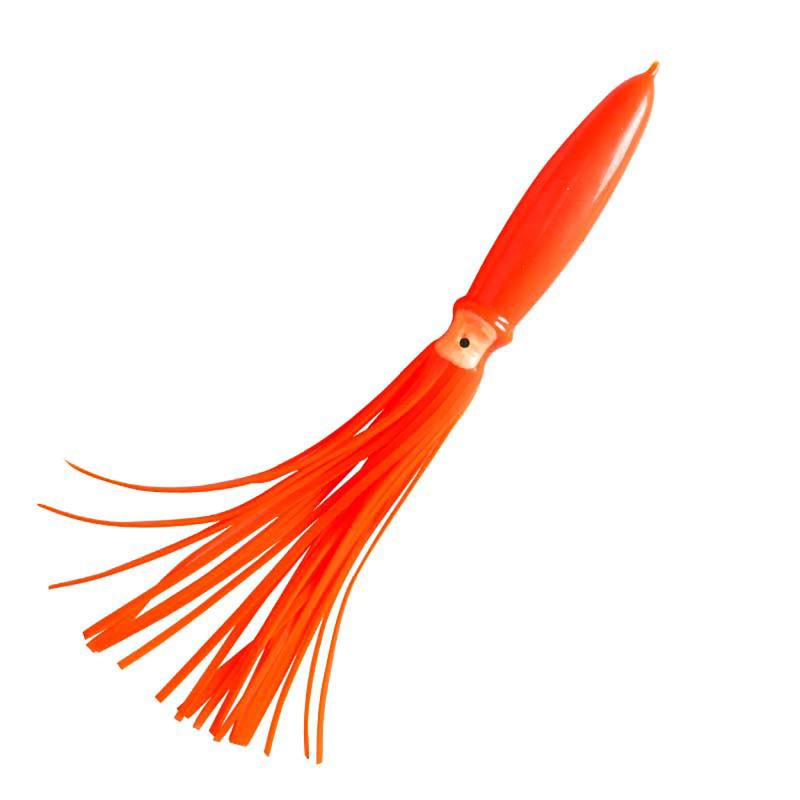 28cm32g Leuchtender Tintenfisch Angelköder Lebensechter Tintenfischrock Angelköder Angelausrüstung für Salzwasser