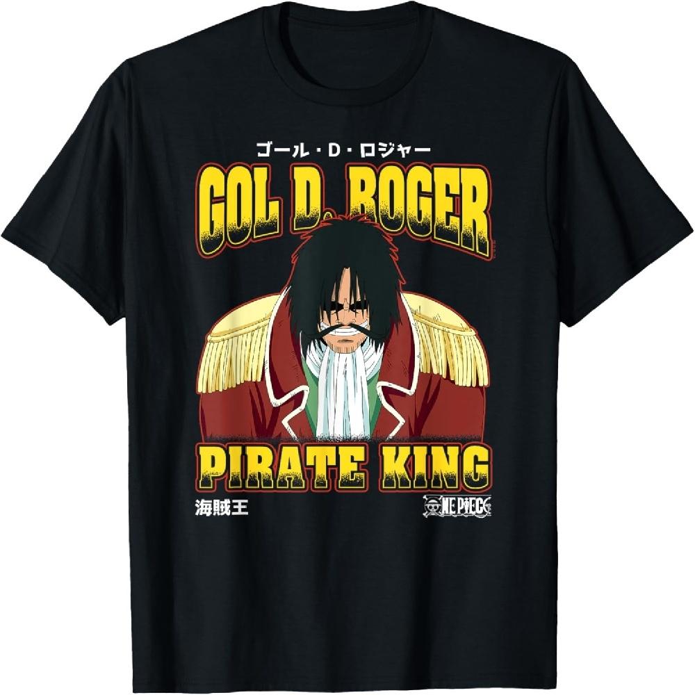 Anime Gol D. Roger Pirate King Portrait T-Shirt XXXXXL чёрный