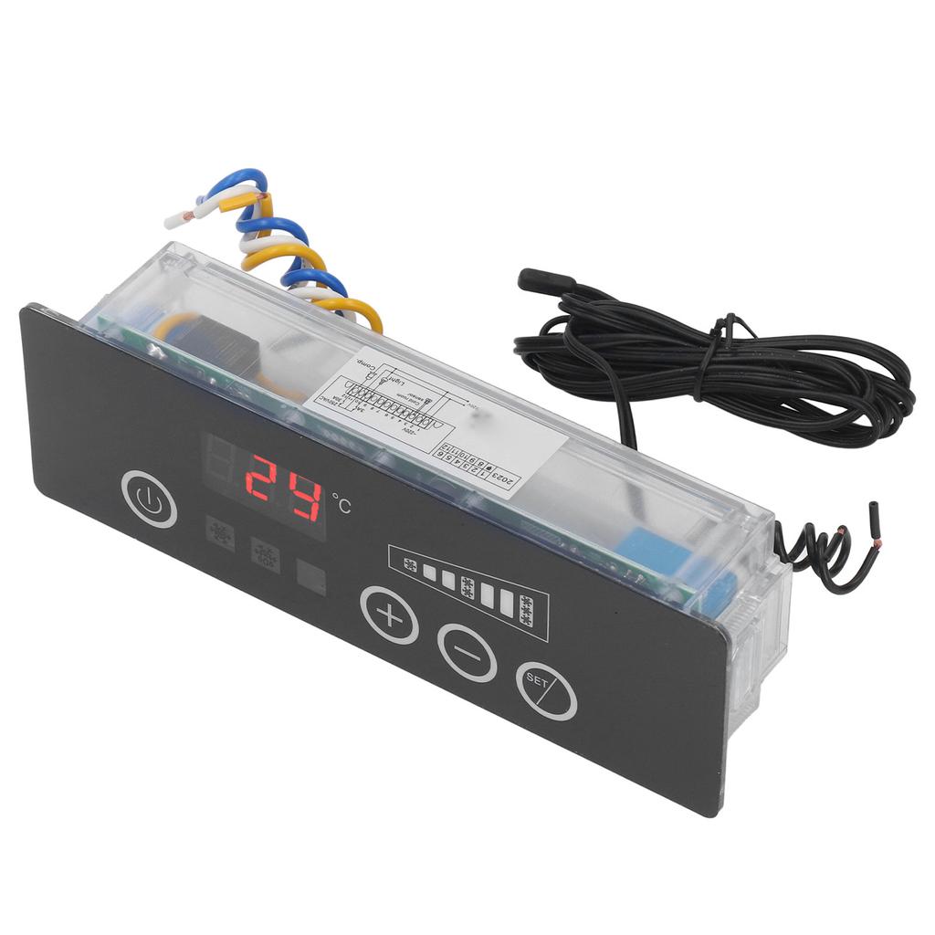 Digitaler Temperaturregler Hohe Genauigkeit Multifunktionaler Thermostat für Kühlschrank Gewächshaus