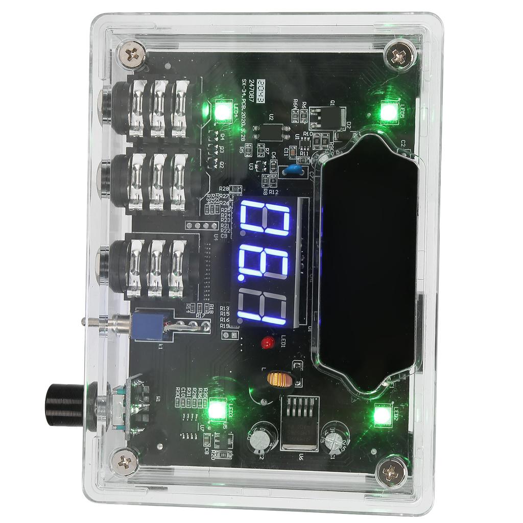 Transparent Tattoo Power Supply 7 Color Digital Display Tattoo Power Source for Tattoo Machine
