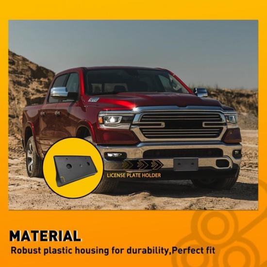 For     Dodge Ram 1500 License Plate Tag Mounting Bracket Front