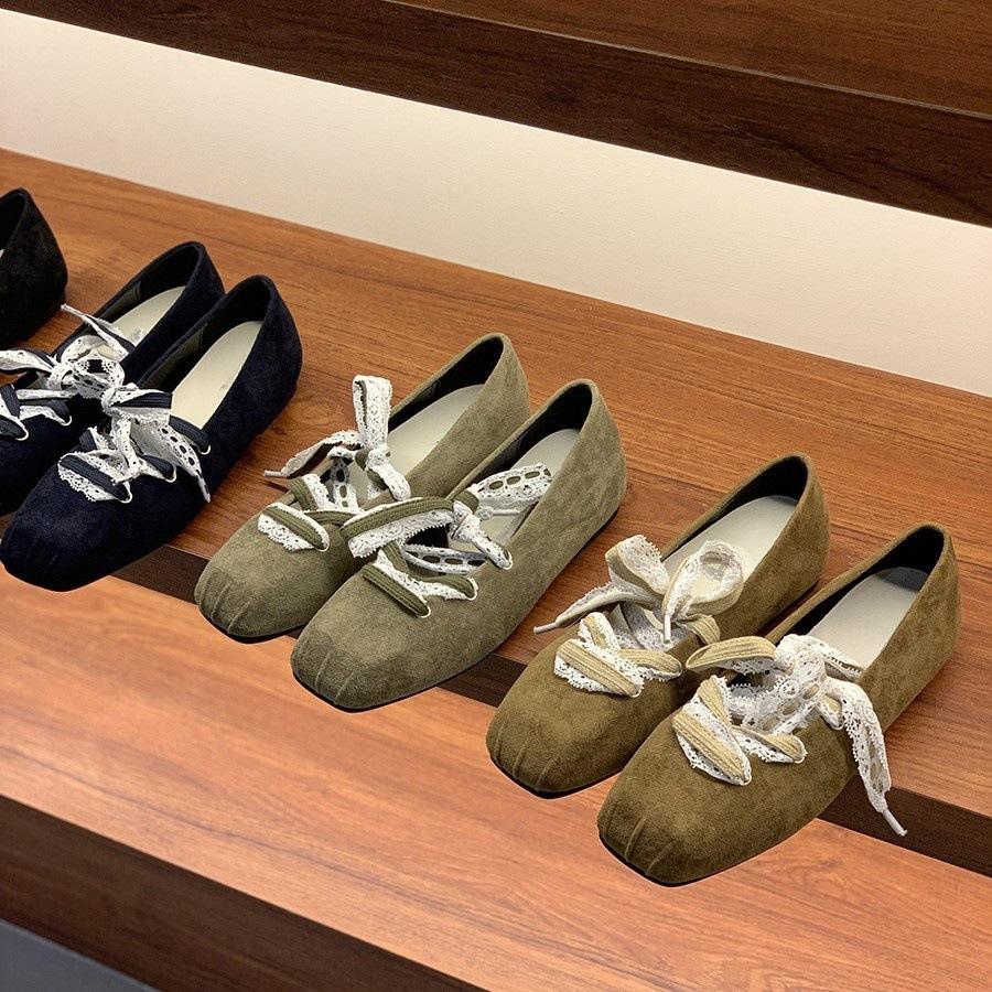 Damen-Mary-Jane-Schuhe mit innenliegendem Absatz, quadratischer Zehenpartie im Retro-Design, neue Damenschuhe