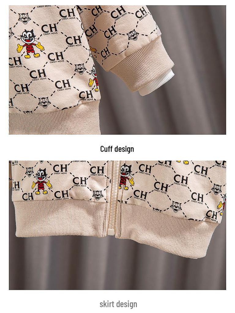 Children's Outerwear Set for Boys and Girls, Ages 1-4: Thin Style for Autumn, Spring, and Summer