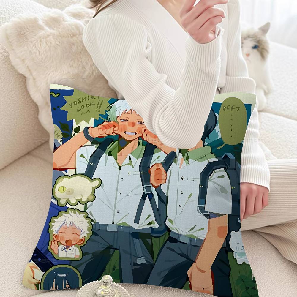 The Summer Hikaru Died Anime Cushion Cover Decorative Pillow Sofa Home Decor Case Pillow Cases