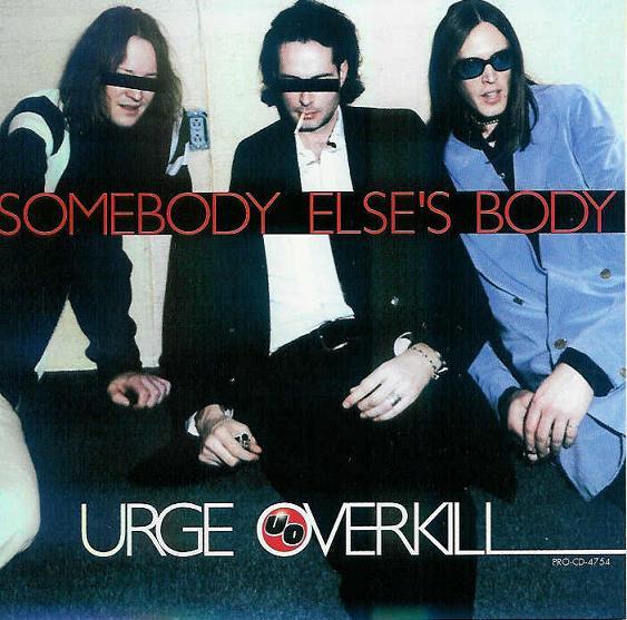 CD URGE OVERKILL Somebody Elses Body PROCD4754 Geffen Records 1995 США Рок Б/у