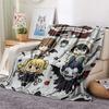 1PC Death Note Patterned Flannel Blanket Suitable For All Seasons For Home Decor Warmth And Comfort Gifts Holiday Present