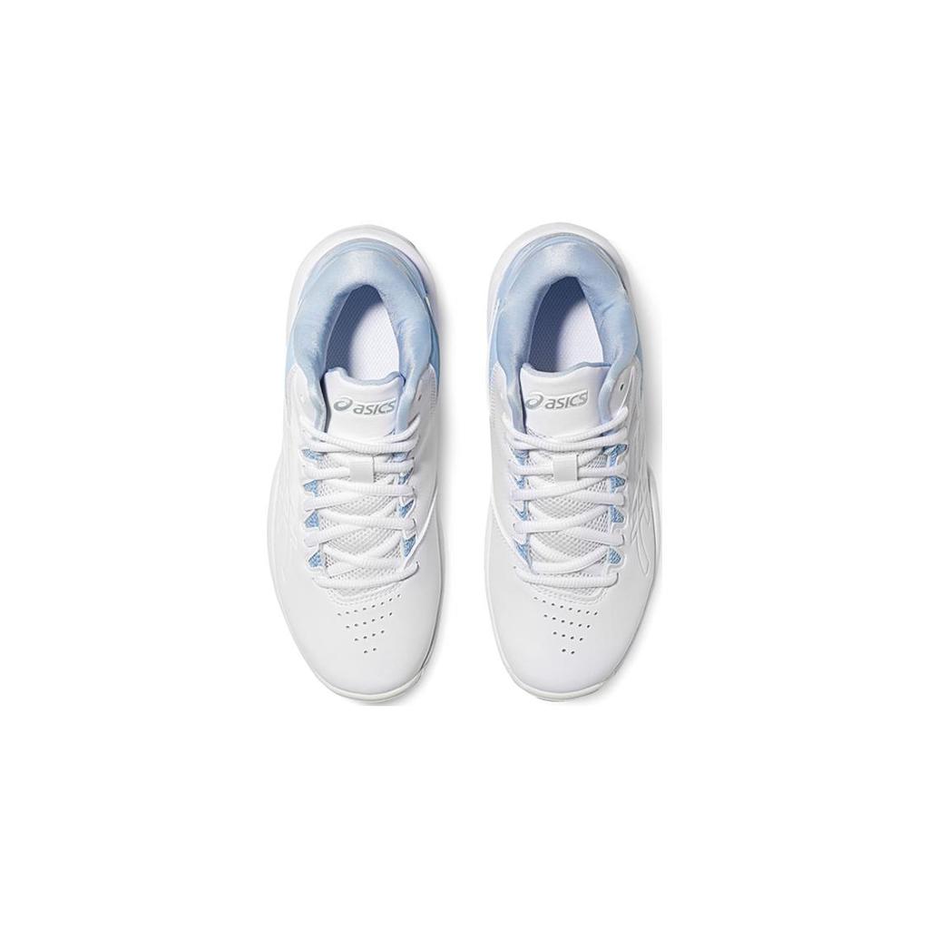 New Asics Gel Improve 2 Anti Slip Wear Resistant Low Top Children's Basketball Shoes White Blue Kids' 1064A013-103