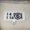 MM6 2021 Beige S62GU0050 Logo Short Sweatshirt Tops XS BeigeUsed