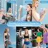 Portable Turbo Fan 3 In 1 High Speed Handheld Fan With Stepless Speed 1 100 Adjustable Rechargeable 90 Foldable Digital Display