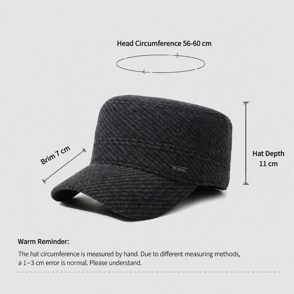 Ear Protection Winter Hat Windproof Bomber Hats Casual Earmuffs Hat for Men