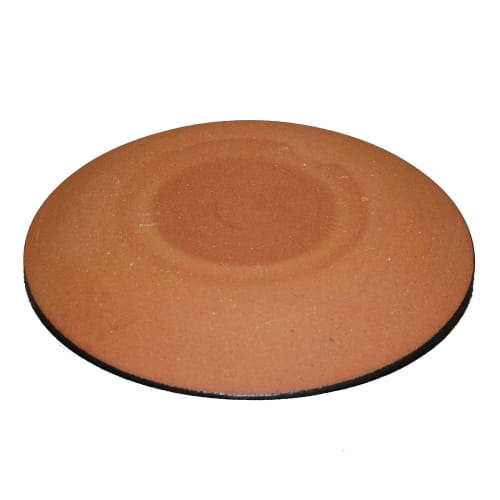 Santo Banko Ware Heat-Resistant Ceramic Plate, Size 8, Approx. 25cm, Direct Heat, Microwave, and Oven Safe, Black Matte, Made In Japan, 18687