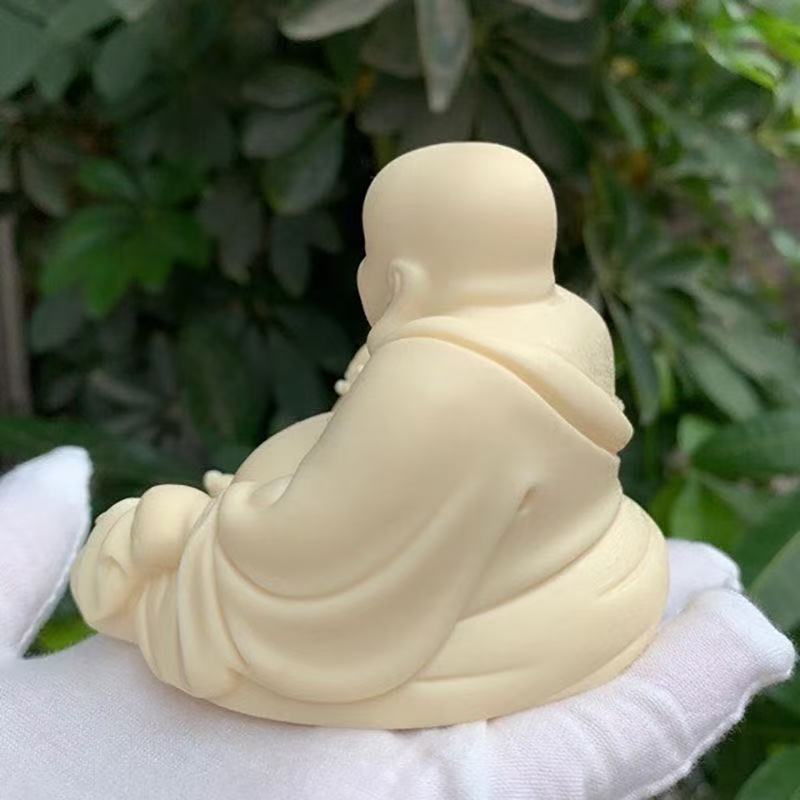 Skulpturen und Figuren des lachenden Buddha mit großem Bauch Feng Shui Ornamente Heim Büro Auto Tischdekoration und Zubehör