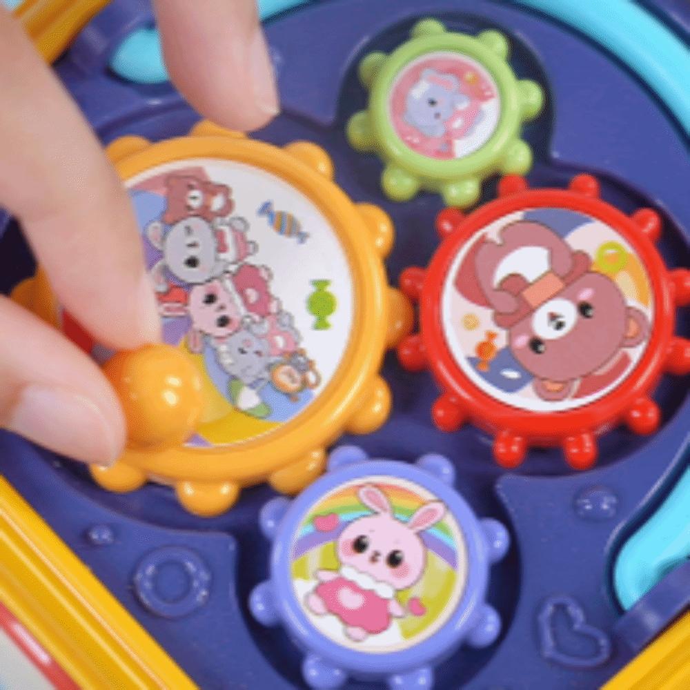 Musical Hexahedron Drum Piano Multifunctional Early Education Baby Toy  Toddler