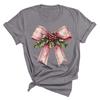 Christmas Printed Fashionable Women's T-shirt Christmas Trend Pure Cotton Casual Sportswear T-Shirts Women’s