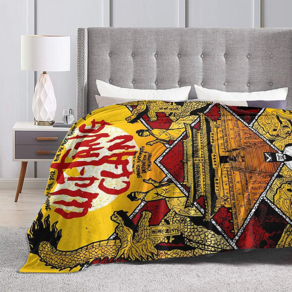 Warm Blanket Decorative Annees 90 Bee Wu Clan T-tangs Throw Blanket  Flannel Bedspread For Living Room Graphic Sofa Bed Cover