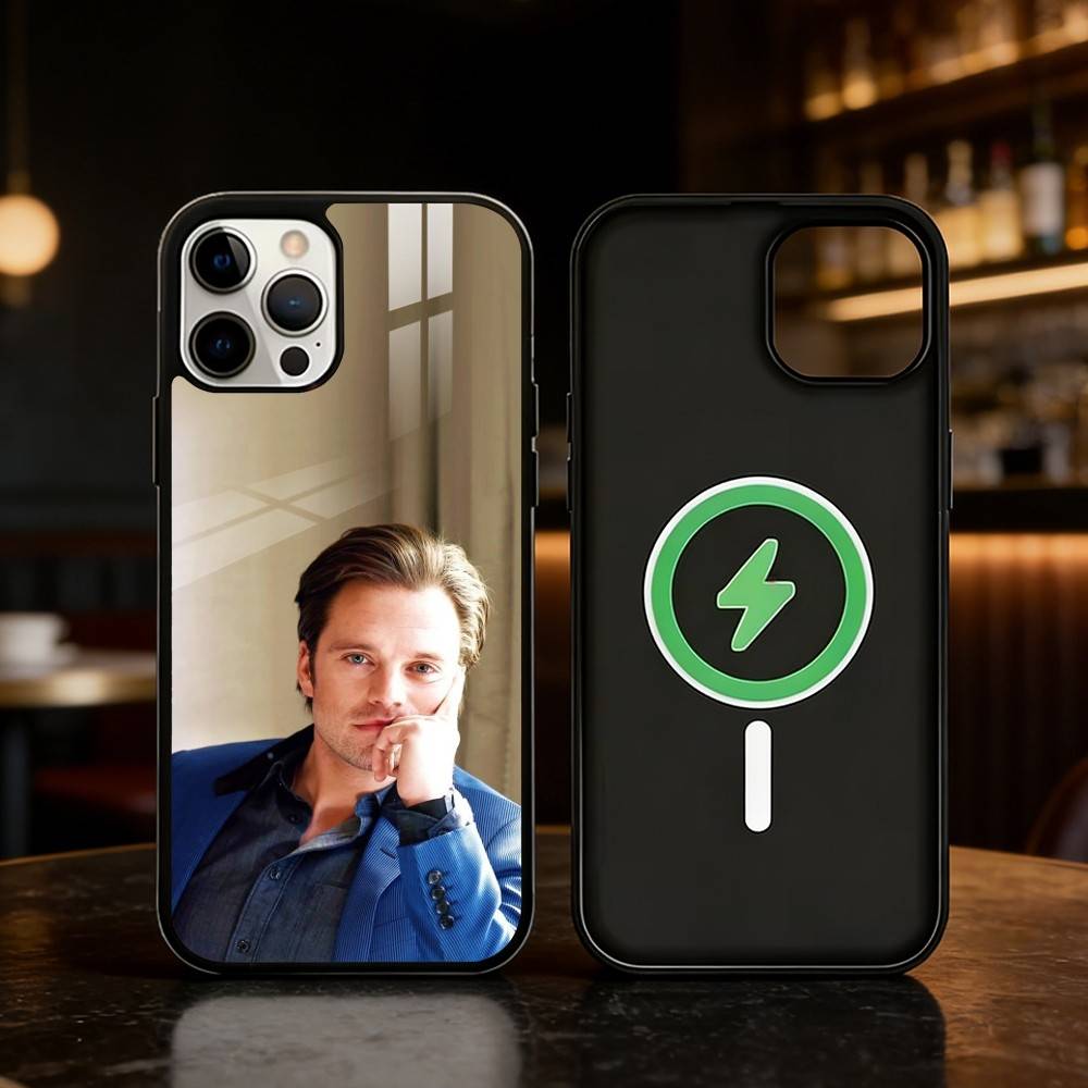 Actor S-Sebastian Stan Phone Case For iPhone 17/16/15/14/13/12/Plus/Pro/Max for Magnetic Wireless Charging