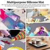 Silicone Resin Collector Mat Heat Resistant Mat Placemat Non-Slip Pad for Resin Molds Epoxy Resin Cup Turner Kitchen Counter