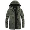 Coat Windproof Hooded Casual Winter Warm Varsity Jacket Men Parkas Jackets Man Men Washed Cotton Thick Fleece