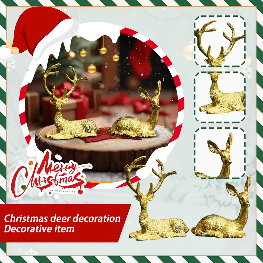 Christmas Deer Decoration Ornaments, Crafts, Gifts, Home Decor