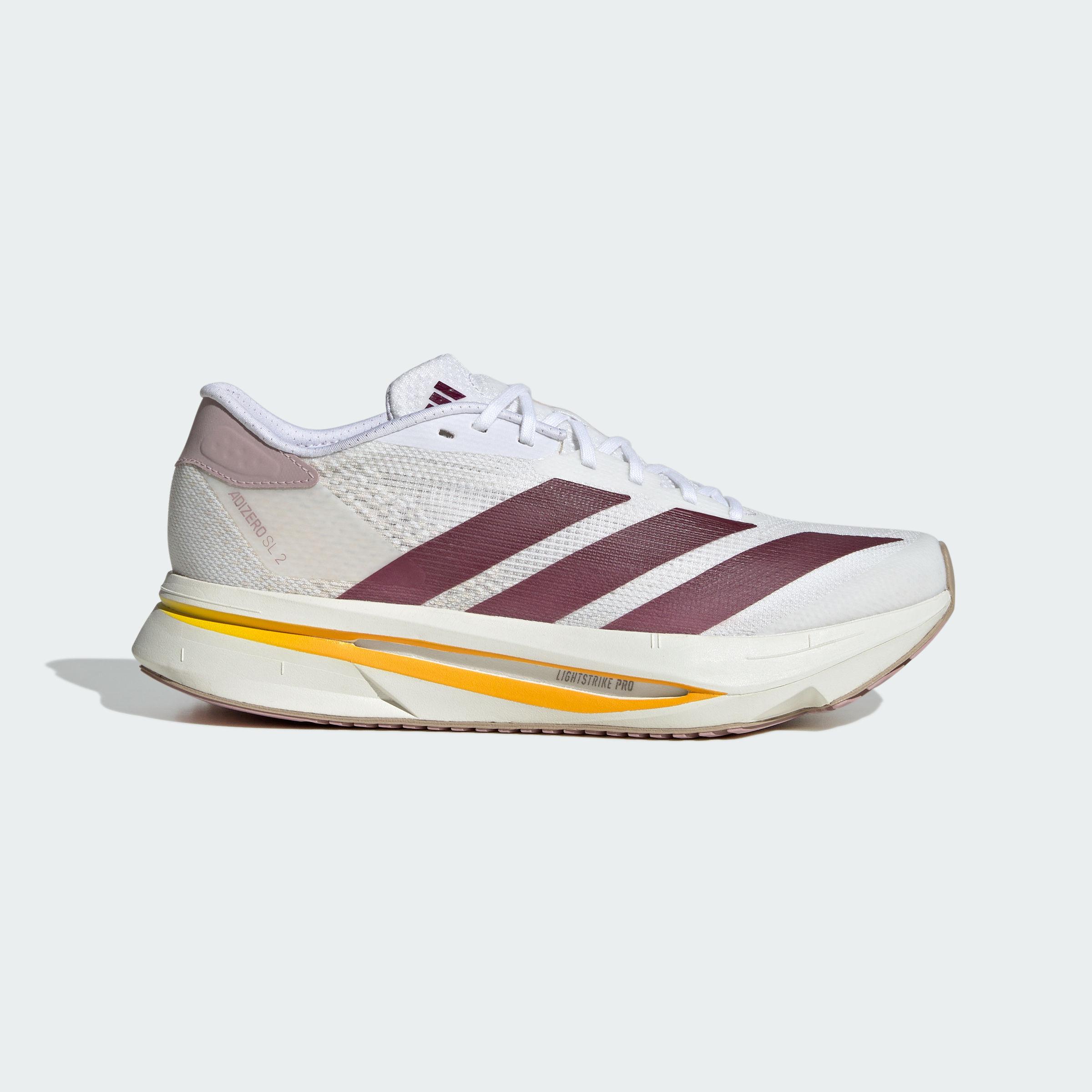 Adidas Adizero SL2 Running Shoes Women s White/Dark Reddish Purple 36