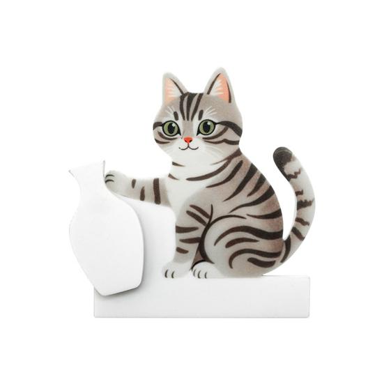 1/2/3Pcs Cat Whiskers Holder Refrigerator Magnet Cats Hair Miniature Vase Collector Container Pet Memorial Keepsake Decoration Animal Lovers Gift