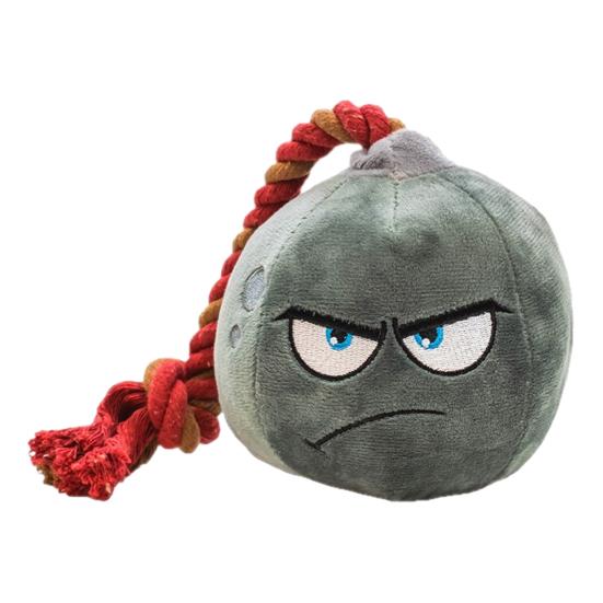 

Плюшевые Бомбочки Игрушка для Собак Грызун Устойчивая к Укусам Пищащая Набивная Мультяшные Бомбочки Хлопковый Канатный Игрушка Снятие Стресса Скуки Для Щенков При Прорезывании Зубов Интерактивная Игрушка 15cm