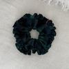flannel check scrunchie (GREEN)