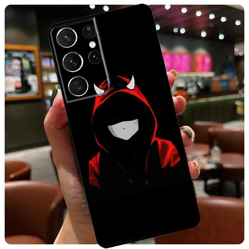 Devil Bad Boy Anime Phone Case For Samsung Galaxy S23 Ultra S21 S22 S24 S25 Ultra S9 S10 Plus S24 S25 FE Cover