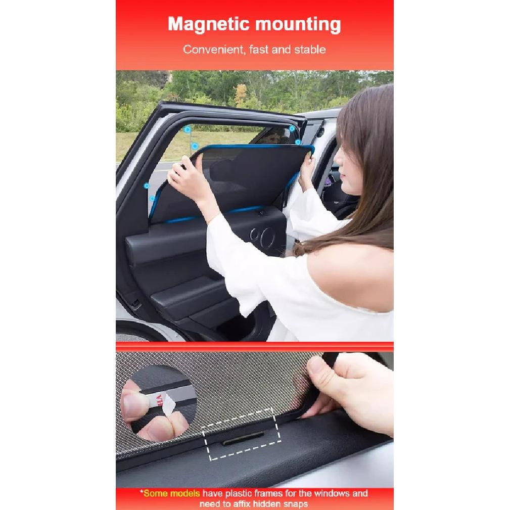 Magnetic Sunshade For Toyota RAV4 XA60 Suzuki Across 2026 2027 Mesh Sunshade Visor Blocking Curtain Privacy Shading Protection