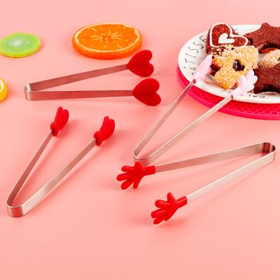 1PC Käse Clip Nicht-slip Eis Clip Lebensmittel Zange Kleine Palm Silikon Clip Zucker Würfel Clip Lebensmittel Clip