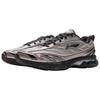 Li-Ning Fuyou 2.0 V2 Tecido Retrô Couro Sintético Amortecimento Suporte Respirável Retorno Tênis de Corrida Cano Baixo Masculino Tênis Cinza Prata ARXV001-2