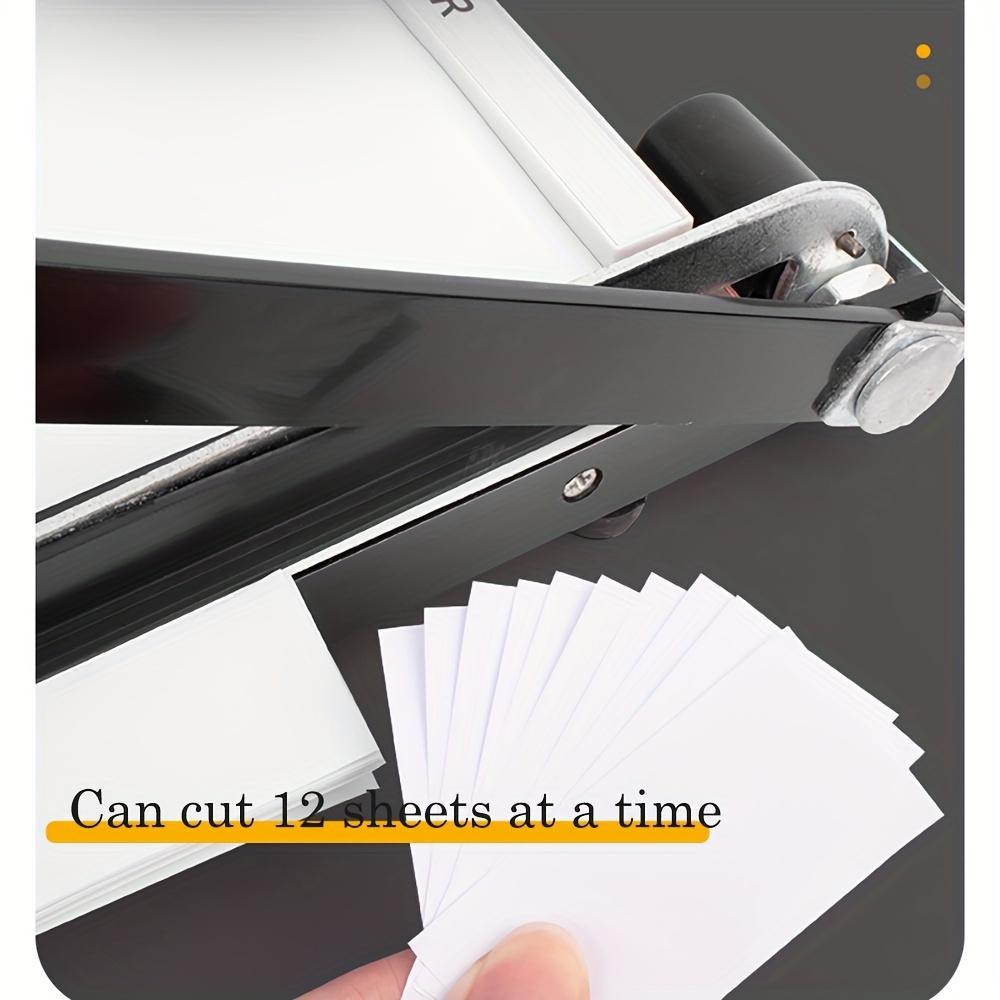 Papierschneider, robust, 30,5 cm Schnittlänge, professioneller Papierschneider, Guillotine-Papierschneider mit 10 Blatt Kapazität für Karton, Foto