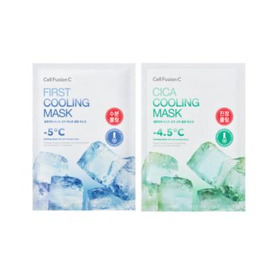 Kühlmasken-Set Erste Kühlmaske 5 Stück + Cica Kühlmaske 5 Stück zur Beruhigung & Feuchtigkeitsversorgung