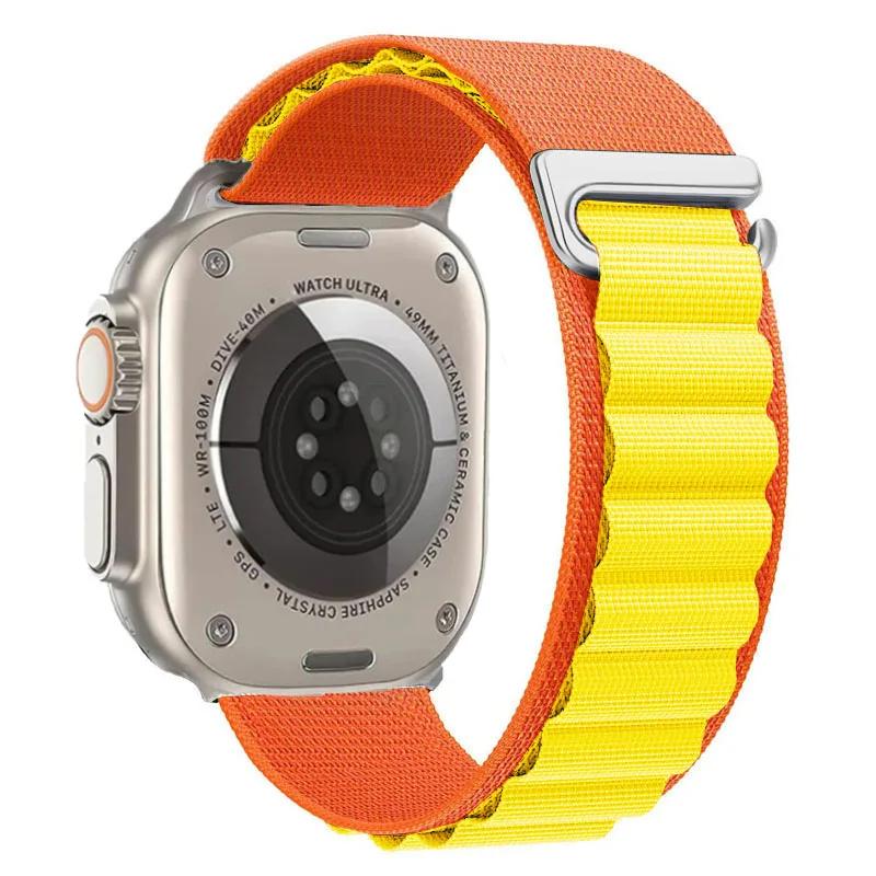 Alpine Loop Strap For Apple Watch Ultra 3 Band 49mm 11 10 9 8 7 46mm 42mm 45mm 41mm Nylon Sport Bracelet iWatch 6 5 SE 44mm Belt