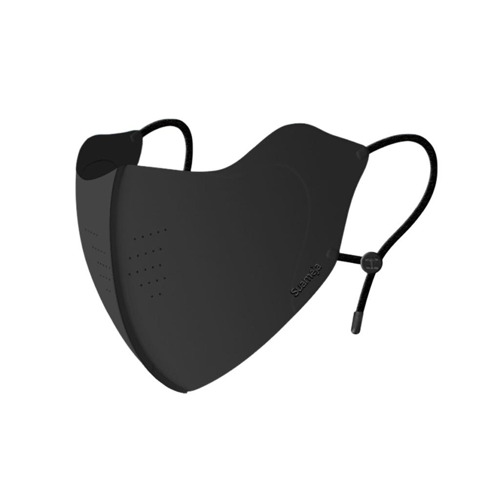 

Дышащие летние маски из ледяного шелка, охлаждающая маска для лица с защитой от солнца для занятий спортом на открытом воздухе чёрный