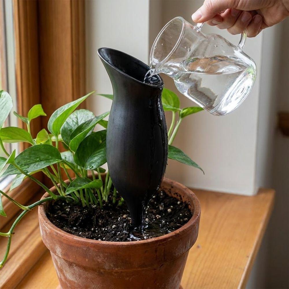 Plastic Self-Watering Device Deep Root Irrigation Long Thin Spout Plants Drip Watering Can Planter Insert Watering System