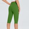2025 Summer Women's Solid Color Pocket Yoga Capri Pants