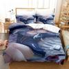 Yoisaki Kanade Bedding Set Cartoon Anime three-piece Set Adult Boys Bedroom Duvet cover Sets Kawaii Girl Colcha De Verano Cama